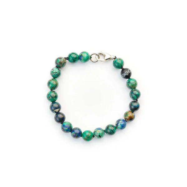 Heilsteinarmband Azurit Malachit