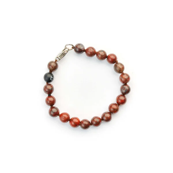 Heilsteinarmband Breckzienjaspis